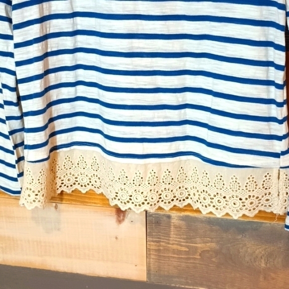 Anthropologie long sleeve top Little Yellow Button M - Picture 3 of 8